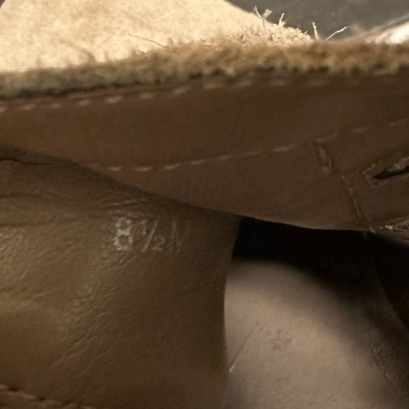 Vince Camuto Peera Tan Suede Cutout Ankle Booties Boots - Picture 12 of 13